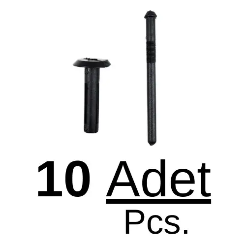 Set di 10 Clip Cofano per BMW X3, X5, X6