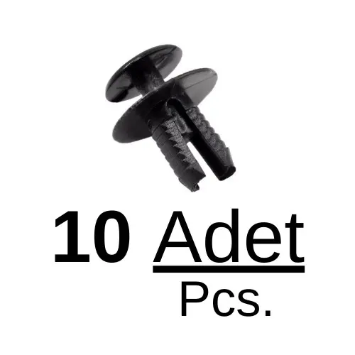 Set di 10 Clip Cofano per Mercedes Classe E W210, W123