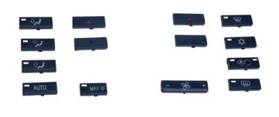 Set di 14 Pulsanti Pannello Climatizzazione per BMW X5 E53 2000-2006