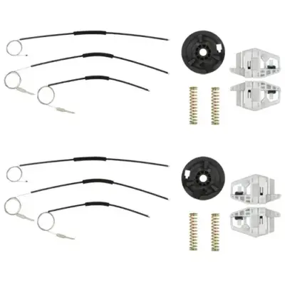Set di Alzavetro Anteriore Destro e Sinistro per Renault Megane 2