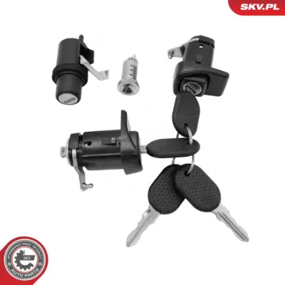 Set di inserti per serratura porta per Fiat Panda 7654911
