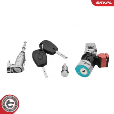 Set di inserti per serratura porta per Renault Kangoo Express (FW0) 806012544R