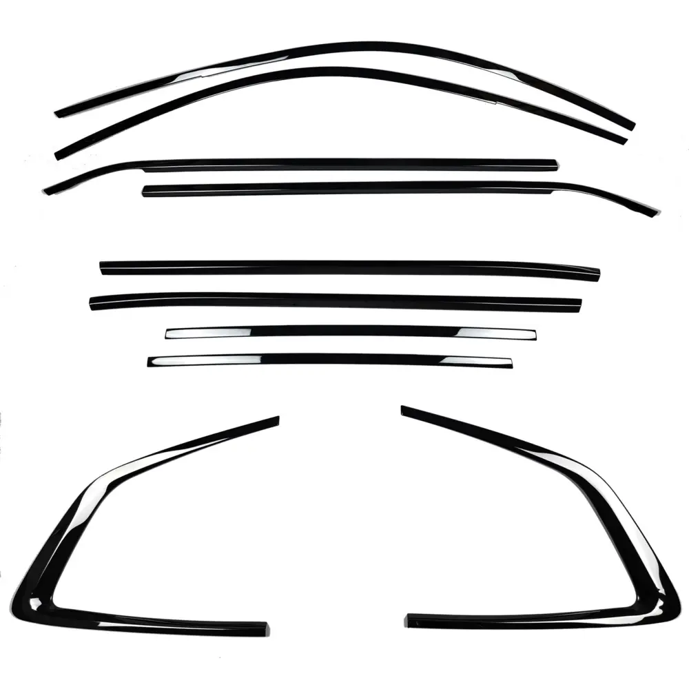 Set di Profili Decorativi Neri Lucidi per BMW X3 G01 dal 2017