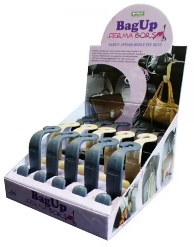 Set fermaborsa da banco 15 pezzi in plastica antiscivolo accessori organizer