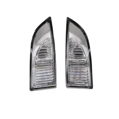 Set Indicatori Bianchi Specchietti per Renault Megane 3, Fluence