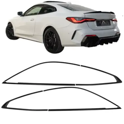 Set Modanature Shadow Line Nero Lucido per BMW Serie 4 G22 Coupe