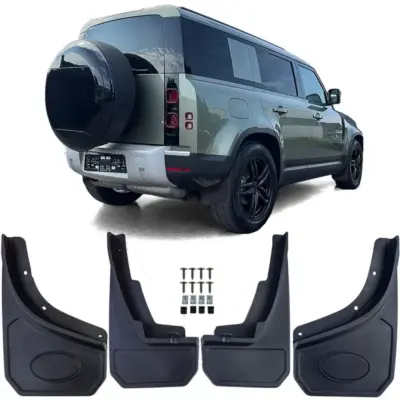 Set Paraspruzzi Anteriore e Posteriore per Land Rover Defender L663 dal 2020