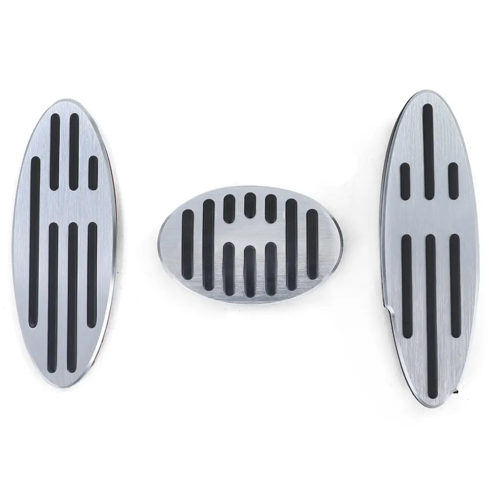 Set Pedali in Alluminio + Poggiapiedi per Mini One Cooper R55 R56 R57 R58 R59
