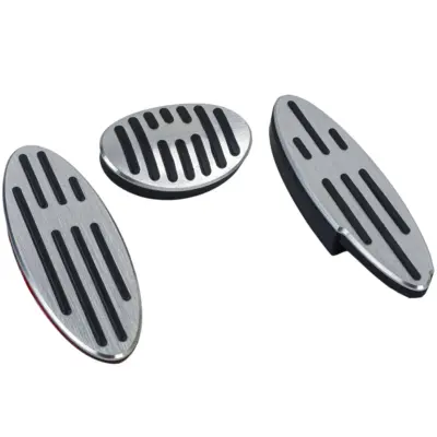 Set Pedali in Alluminio + Poggiapiedi per Mini One Cooper R55 R56 R57 R58 R59