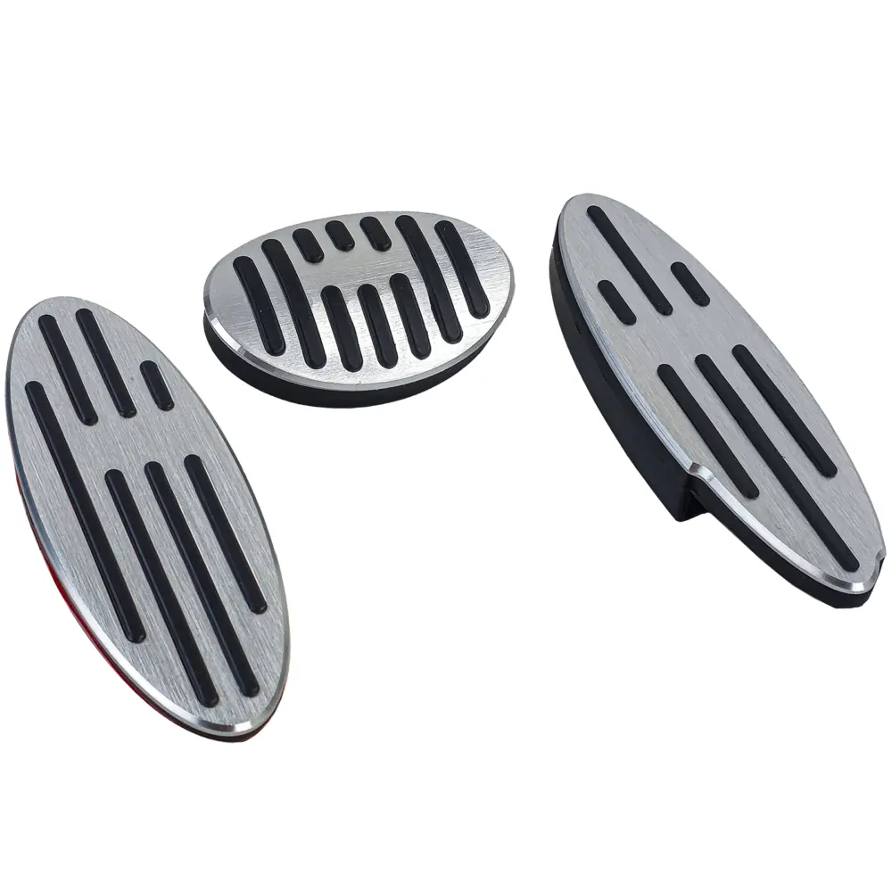 Set Pedali in Alluminio + Poggiapiedi per Mini One Cooper R55 R56 R57 R58 R59