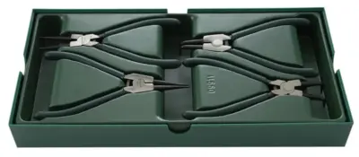 Set pinze di precisione con vassoio utensili meccanici professionali