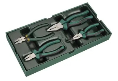 Set pinze multiuso con vassoio attrezzi manuali ferramenta
