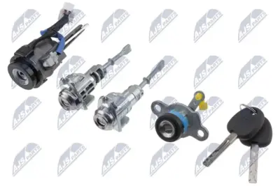 Set Serratura Lucchetto Anteriore e Posteriore con 2 Chiavi per Hyundai I20 2008