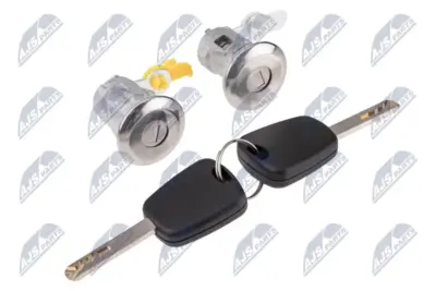 Set Serratura Lucchetto Anteriore Sinistro e Destro 2 Chiavi per Citroen C1
