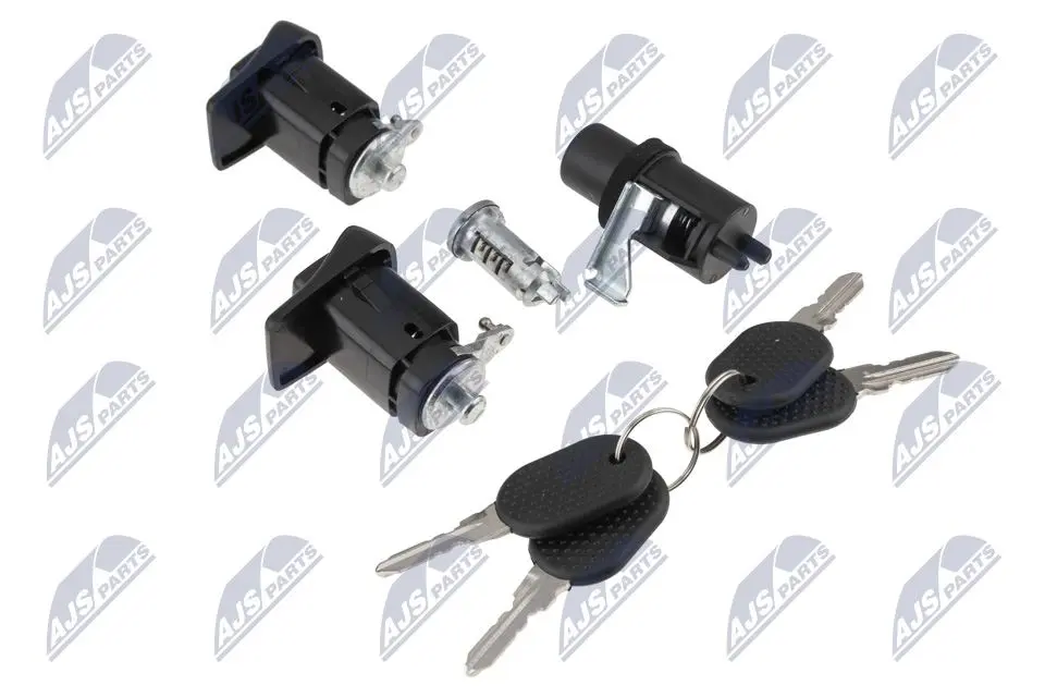 Set Serratura Lucchetto Porte con Chiavi per Fiat Panda 1989-2003