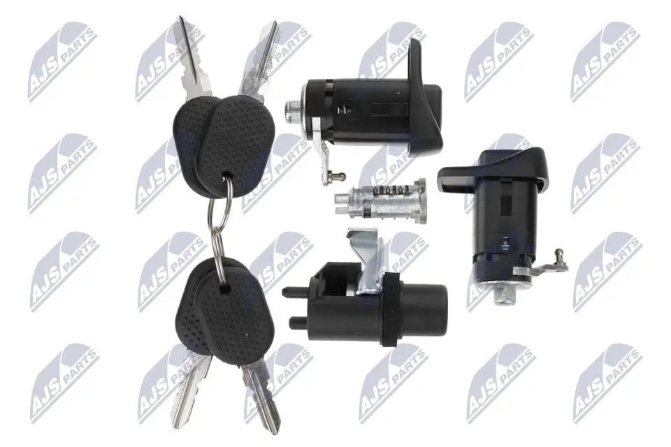 Set Serratura Lucchetto Porte con Chiavi per Fiat Panda 1989-2003