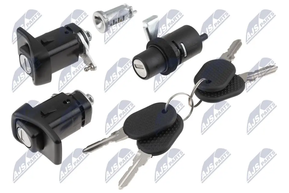 Set Serratura Lucchetto Porte con Chiavi per Fiat Panda 1989-2003