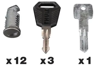Set serrature antifurto universali sistema one key