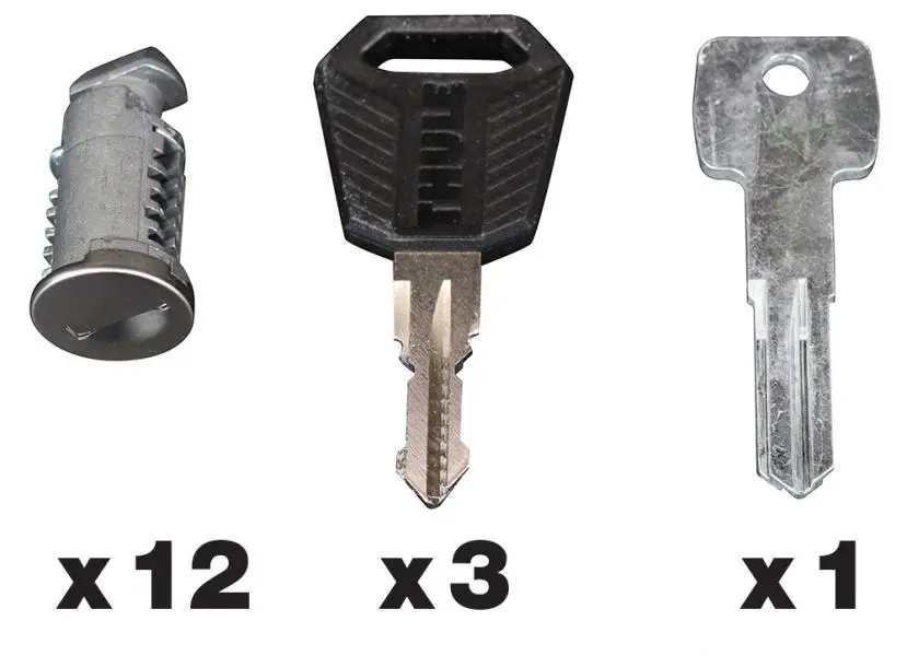Set serrature antifurto universali sistema one key