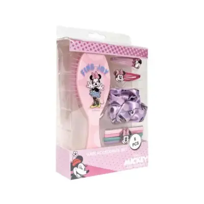 Set spazzole e accessori capelli decorativi coprimanopole morbidi e funzionali