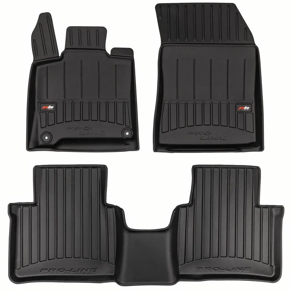 Set tappetini auto antiscivolo in gomma TPE resistente per Peugeot 408 dal 2022