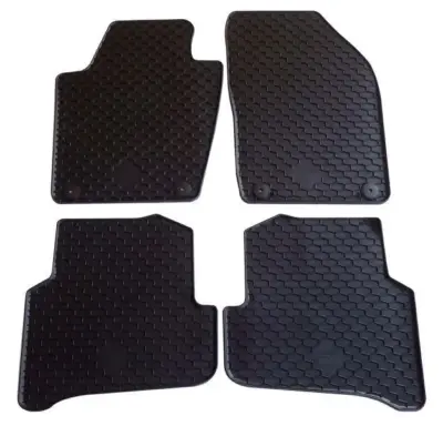 Set tappetini auto gomma antiscivolo per Skoda Fabia 2014-2021, Wagon dal 2014