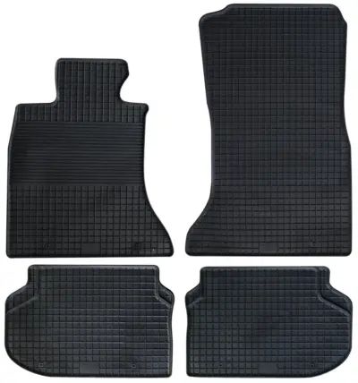 Set tappetini auto gomma antiscivolo resistente TPE per BMW Serie 5 2010-2017