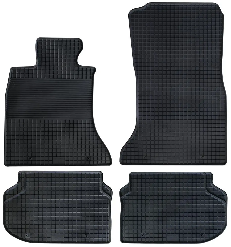 Set tappetini auto gomma antiscivolo resistente TPE per BMW Serie 5 2010-2017