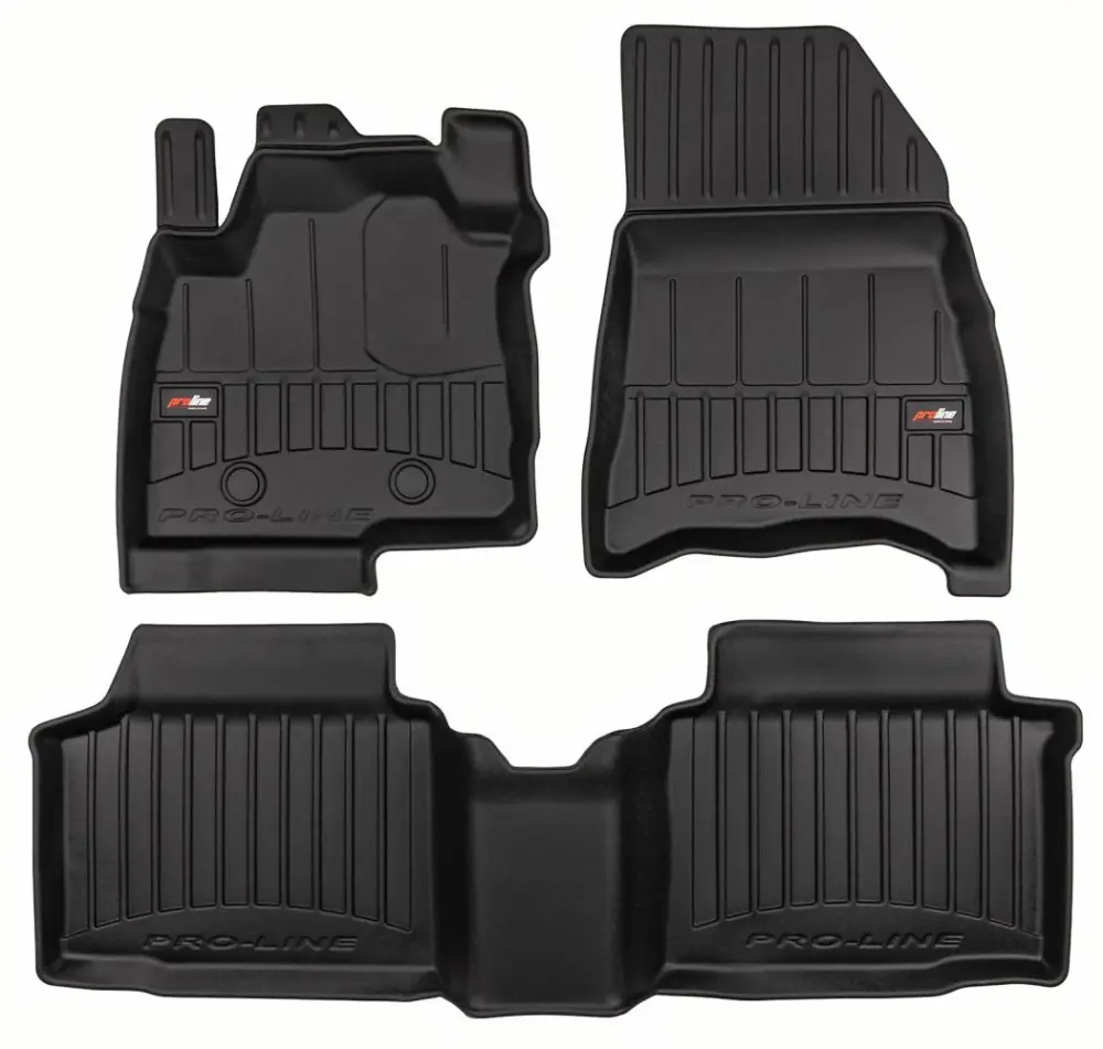 Set tappetini auto gomma antiscivolo TPE per Dacia Duster III dal 2024, 4x4)