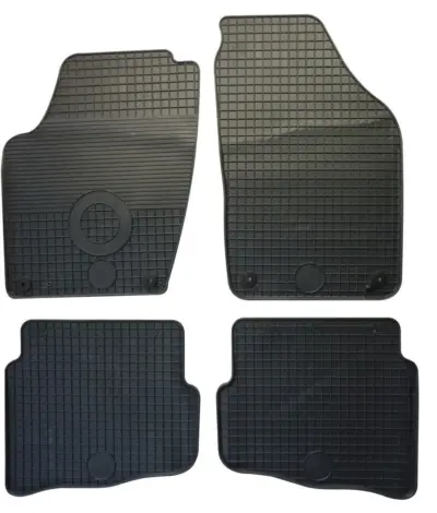 Set tappetini auto gomma antiscivolo TPE per Volkswagen Polo 2001-2009
