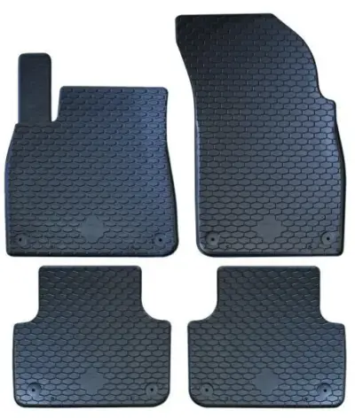Set tappetini auto gomma antiscivolo TPE su per Audi A4 2015-2024, A5 2016-2024
