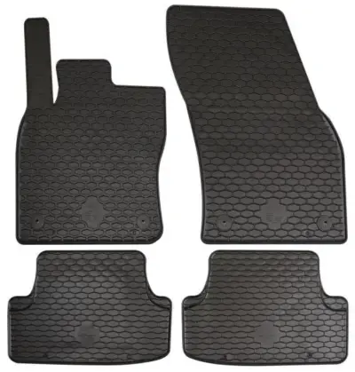 Set tappetini auto gomma TPE su per Seat Ateca dal 2016 · Skoda Karoq dal 2017