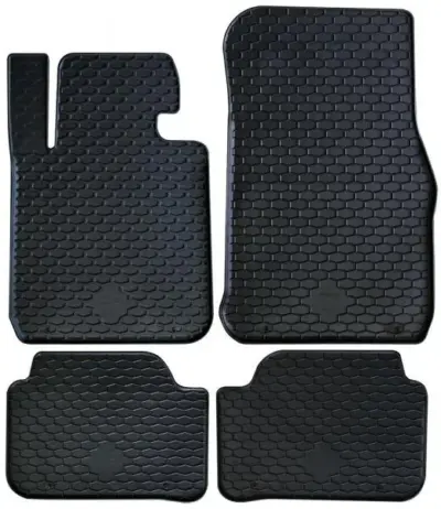 Set tappetini auto in gomma antiscivolo impermeabili per BMW Serie 1 dal 2012