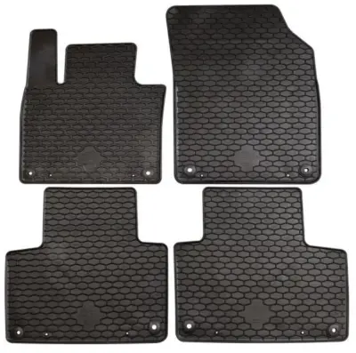 Set tappetini auto in gomma antiscivolo impermeabili per Volvo XC90 dal 2014