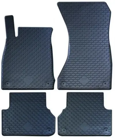 Set tappetini auto in gomma antiscivolo per Audi Q7 dal 2015, Q8 dal 2018
