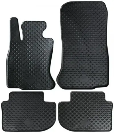 Set tappetini auto in gomma antiscivolo per BMW Serie 6 . Gran Coup� dal 2012