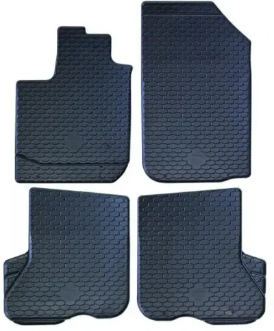 Set tappetini auto in gomma antiscivolo resistente per Dacia Logan dal 2012