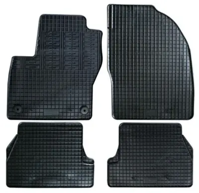 Set tappetini auto in gomma antiscivolo resistente per Ford Focus 2011-2014