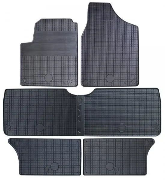 Set tappetini auto in gomma antiscivolo resistente per Ford Galaxy 1995-2006