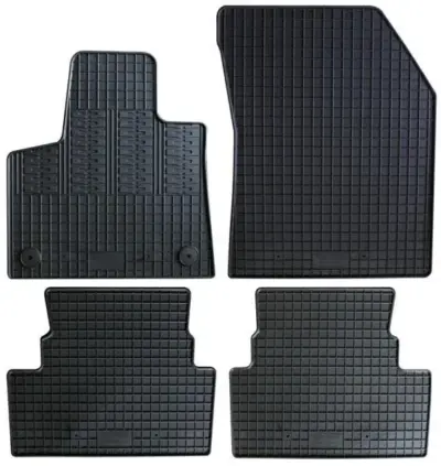 Set tappetini auto in gomma antiscivolo resistente per KIA Rio 2011-2017