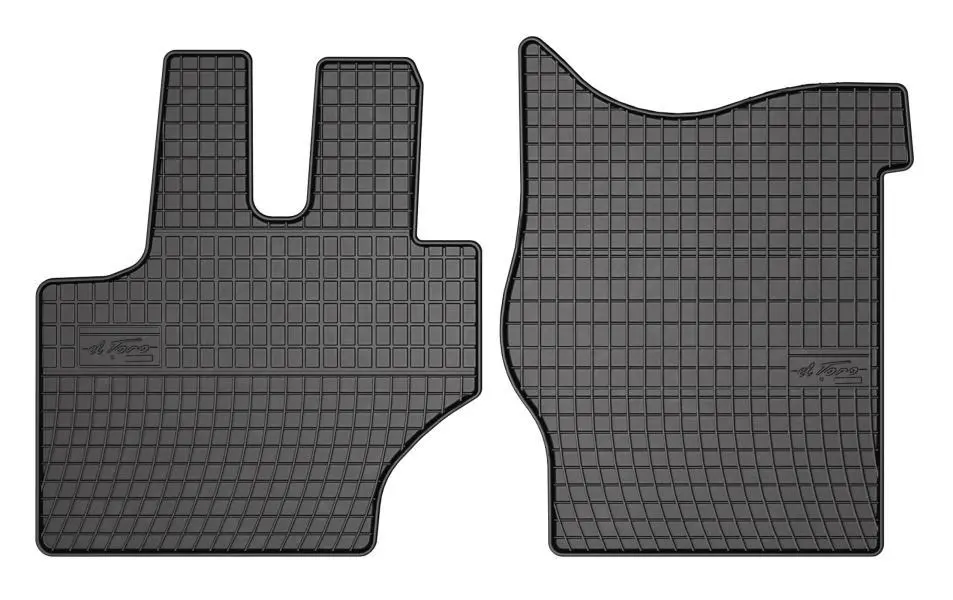 Set tappetini auto in gomma antiscivolo resistente per Mercedes 814 1983-1998