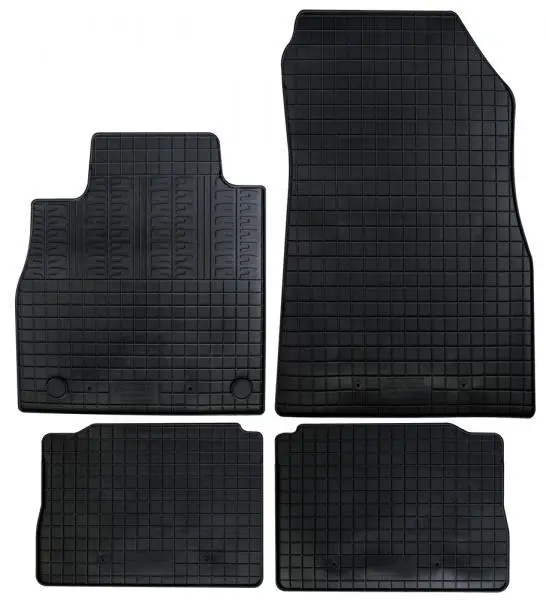 Set tappetini auto in gomma antiscivolo resistente per Nissan Micra dal 2017