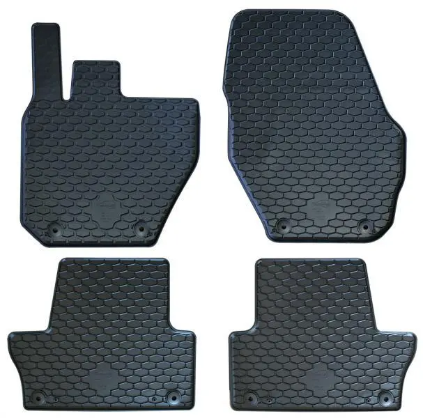 Set tappetini auto in gomma antiscivolo resistente per Volvo XC60 2008-2017