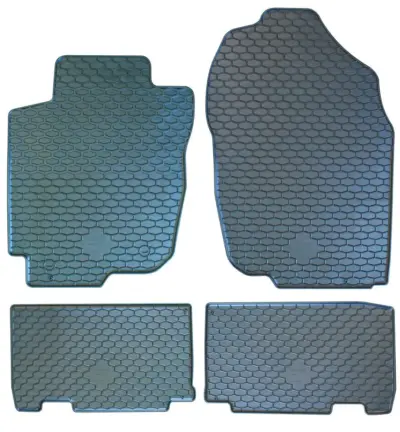 Set tappetini auto su misura in gomma TPE resistente per Toyota Rav4 2013-2019