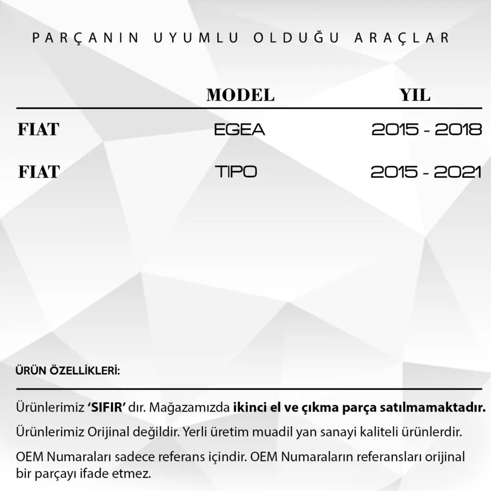 Set Ugelli Spruzzatori Acqua Parabrezza Destro e Sinistro per Fiat Egea, Tipo