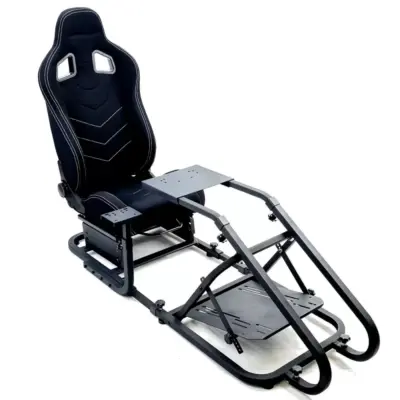 Sim Rig 1 con Sedile e Struttura Cockpit Racing Universale per Esports PS5 Xbox