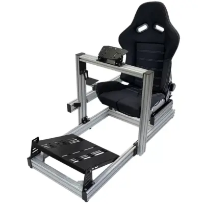 Simulatore da Corsa con Sedile a Guscio Tenzo-r Alluminio Sim Rig 2 Universale