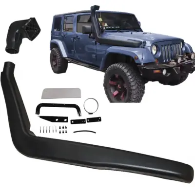Snorkel Kit Offroad per Jeep Wrangler JK 2007-2011, Colore Nero, Robusto
