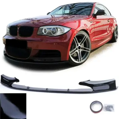 Spoiler Anteriore con Splitter Lucido per BMW Serie 1 F20 2010-2015