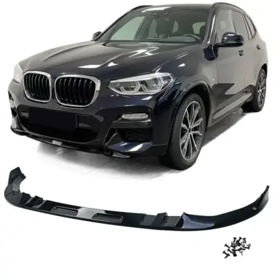 Spoiler Anteriore Lucido Nero per BMW X3 G01 2017-2021